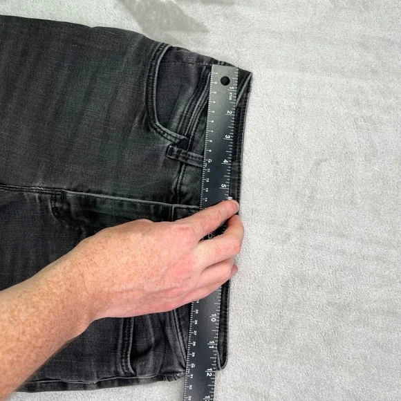 Wrangler High Rise Bold Bootcut Jeans Womens 0 Black Faded Stretch Western Denim - Picture 11 of 16